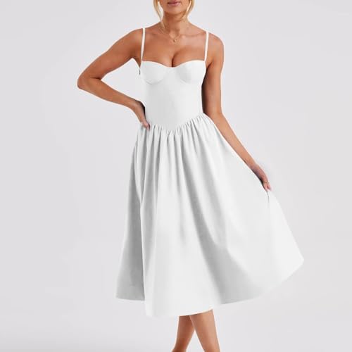 Robe à bustier fluide au tombé plissé unique et romantique