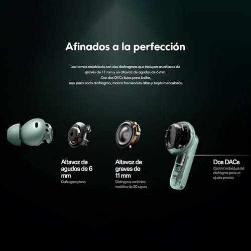 Image of OnePlus Buds 4 Wireless Earbuds,Bass Wave in-Ear Buds,IP55 Tri-Mics AI Earphone,Up to 55dB Adaptive Noise Cancellation,Up to 45Hrs Battery,Green