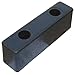 GRAINGER APPROVED Dock/Body Bumper, 8x2x2-1/2 in, Rubber, Pack of Four