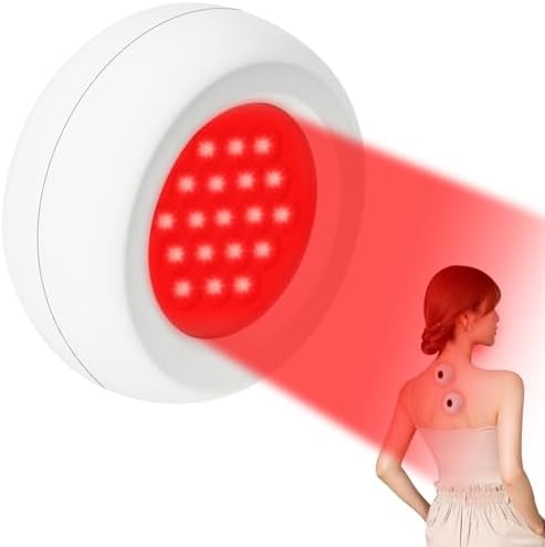 CENYEDA Mini Red Light Therapy for Anti-Aging Face & Body Skincare, 5 Levels red-Light Therapy with 660nm & 850nm Infrared Targeted for Skin Rejuvenation, Wrinkles, Fine Lines and Dark Spots