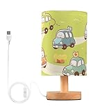 Matériau de haute qualité : fabriqué en tissu de lin, sans ampoule LED et une ligne de bouton USB non amovible, ce qui est respectueux de l'environnement, économe en énergie et peut fournir un assemblage pratique et un bon environnement lumineux pour égayer votre vie.
