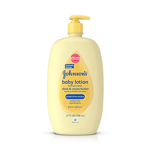 Johnson's Baby Shea & Cocoa Butter Lotion for Sensitive Skin, 27 Fl. Oz.