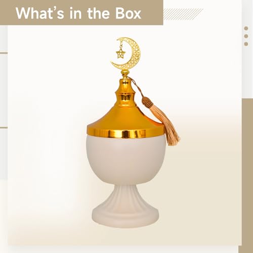 Boîte de rangement créative en fer pour table du Ramadan