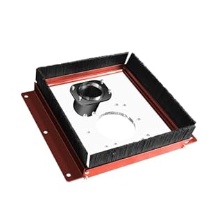 SpeTool Dust Collection Shroud for Slab Flattening Router Sled, 2-1/2" Dust Collection Interface Connect Dust Extractor, Slab Flattening Mill Accessories Compatible with Most Routers