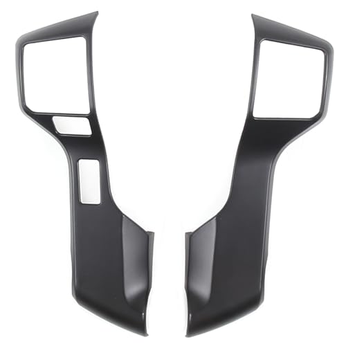 Car Steering Wheel Moulding Cover Trim Stickers for Toyota Tacoma 2011 2012 2013 2014 2015 Sequoia 2014 2015 2016 2017 2018 2019 2020 Steering Wheel Protect Frame Accessories (Matte Black,3+1 Hole)