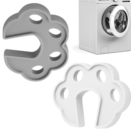 Lot de 2 butées de porte pour machine à laver, sèche-linge, lave-vaisselle, chargement frontal, en silicone, pour une ventilation optimale, garde l'air...