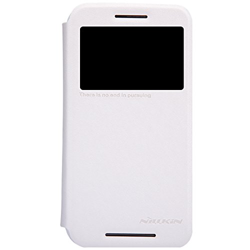 Nillkin Sparkle Leather Case for Moto E - White (Retail Packaging)