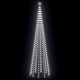 Las luces consisten en 752 LEDs y una luz en forma de estrella en la parte superior, que emiten una luz blanca fría