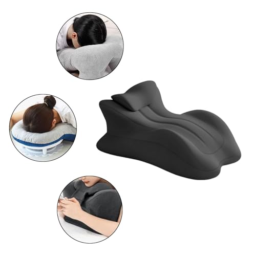 Image of Wedge Prone Position Bed Pillow Kit Multifunctional for Backrest Lightweight Dark Grey