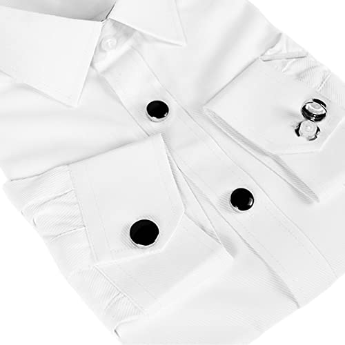 Cubiertas de botones para camisas de hombre x8 miniatura 4
