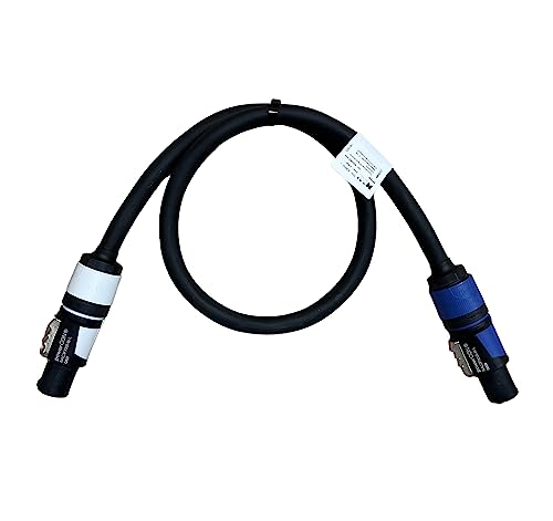 NWP Power Link Cable 3 m PowerCON, Grey on PowerCON, PowerCON, Power-Out on Power-In, 3 x 2.5 mm², Rubber Hose - NAC3FXXB / NAC3FXXA