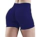 UEBHERV Biker Shorts Fitness Leggings Gym Tight Running Pants Seamless Impact Womens Yoga Shorts-A-Orange-M