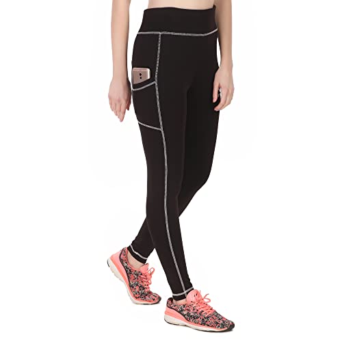 Image of Yoga Pants for Women High Waisted Stretchable Workout Jeggings with Pockets.