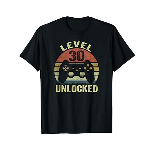 Regalos Para Hombres 30 Años Cumpleaños Level 30 Unlocked Camiseta