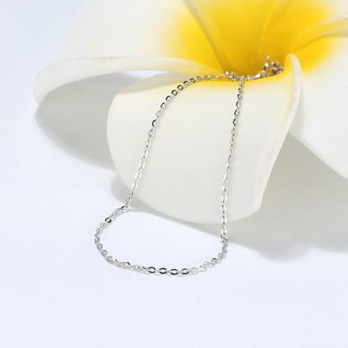 Collier de mariage 1,6 mm chaîne fine anti-ternissement en argent - 2
