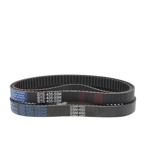 Belt S5M-440/445/450/455/460/465/475/490/500/515 Rubber Transmission Belts Width 10/15/20/25/30 mm for 5M Belt Pulley(440 mm - 88 Teeth,1PC_20MM)