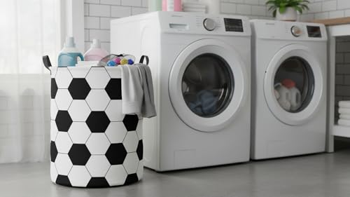 Image of 19.7 inch Laundry Basket,Waterproof Storage Bin,Room Decor(Hexagon)
