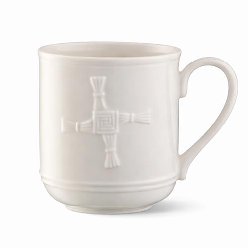 Taza Belleek Classic St. Brigid's Cross 355 ml porcelana miniatura 1