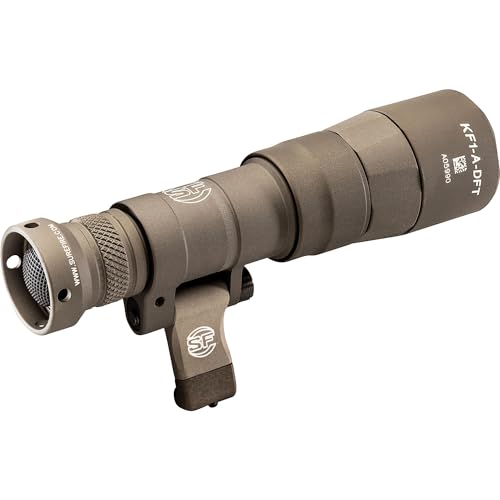 Image of SureFire Weaponlight LED - M340DFT-TN-PRO Up to 650 Lumens & 95,000 Candela | M340DFT-TN-PRO Mini Scout Light Pro Dual Fuel Turbo Beam LED w / Click Tailcap Switch - Mil-Spec Hard Anodized IPX7 - Tan