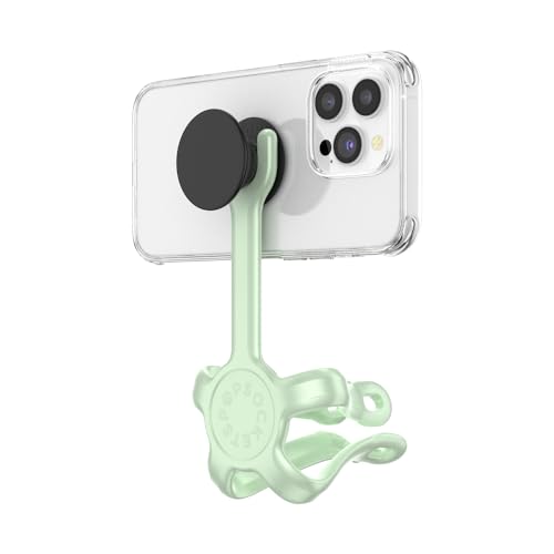 Image of PopSockets Flexible Phone Mount & Stand, Phone Tripod Mount, Universal Device Mount - Honeydew