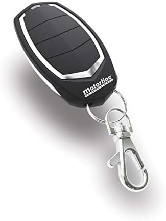 Motorline Falk RCM Black Remote Control, 4-Channel Transmitter 433,92Mhz, The New Version of Motorline MX4SP / MX5SP