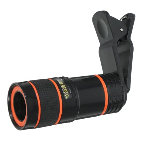 COLLBATH 8X Telephoto Mobile Phone Lens Macro Wide Angle Fisheye Macro Filters Clip-on Camera Lens for Smartphones