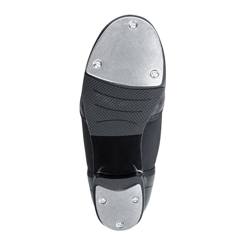 Linodes Unisex-Child Elastic Slip on Tap Shoe for Girls and Boys Tap Flat4