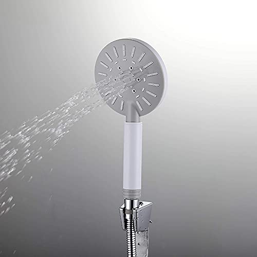 Cabezal de Ducha Portátil LaseVe ABS Blanco y Gris miniatura 4