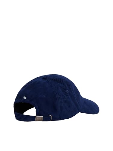 Image of Tommy Hilfiger Men's Tommy Hilfiger Hats for Men | Corduroy Logo Adjustable Baseball Cap