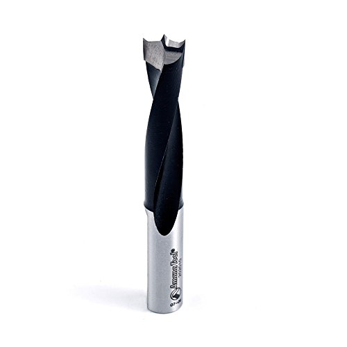 Amana Tool - 202010 Carbide Tipped Brad Pt. Boring Bit R/H 10mm Dia x 77mm Long x 10mm S