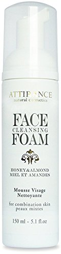 Attirance - Face Cleansing Foam - Honey & Almond - 5.1oz - All Natural with Honey, Almond, Papaya & Sage Extracts