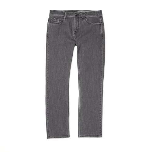 Image of Volcom Men's Solver Stretch Denim Jeans-Modern Fit Pant