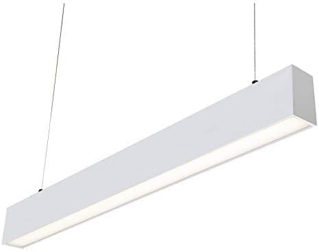 LED Hanging Profile Light 18W Foot Flushmount Wrap Ceiling Light for Garage| Home| Basement(Tube Light), 2-Feet (Warm White, 18W White)