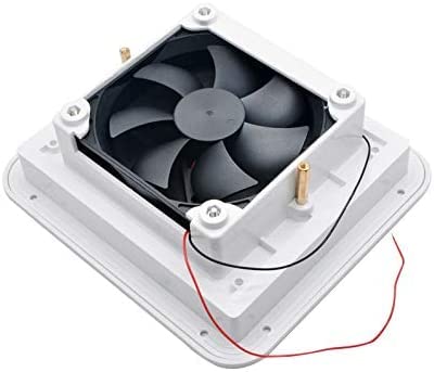 MACHSWON Air Vent Ventilation Silent One Way Dust Ventilation Fan Convenient White For Cars Trucks - Image 2