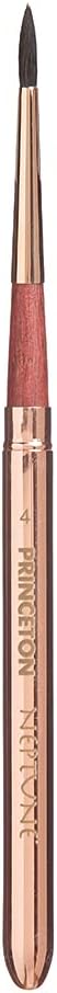 PRINCETON ARTIST BRUSH CO. Neptune Series 4750, Synthetic Squirrel Watercolor Paint Travel Round, Size 4