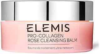 Elemis Pro-Collagen Rose Cleansing Balm, 3-in-1 Deep Cleansing Milk with English Rose Oleo Extract, Facial Cleanser with Essential Oils Suitable for Sensitive Skin, Soothing Skin Cleanser, 100 g