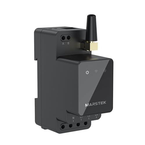 MARSTEK Smarter Zähler CT002 Echtzeit-Energiemonitor für 1-phasige & 3-phasige Anlagen inkl. 10 Jahre Garantie WLAN/Bluetooth Smart-App spart Stromkosten 0% MwSt - Nur für Privatpersonen