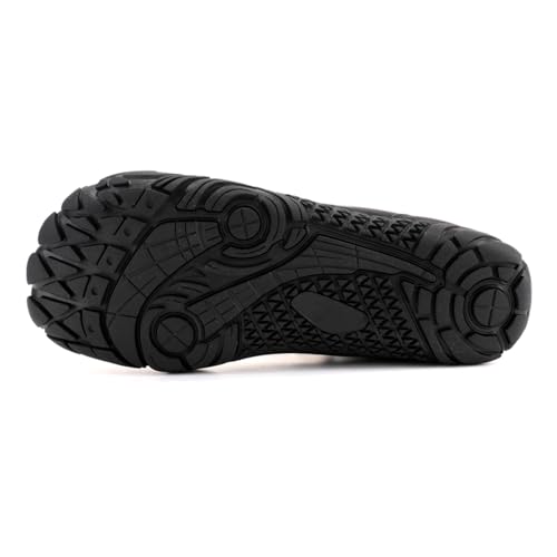 Mens Womens Barefoot Winter Boots with Wide Toe Box Minimalist Five Finger Hiking Boots Fur Lined Water Resistant Ankle Booties Zero Drop Sole Walking Shoes Winter Fashion Sneakers4