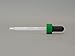 Taylor Tech. 9011 PIPET, CALIBRATED, .5&1ML, PLASTIC(EYEDROPPER)W/GREENCAP