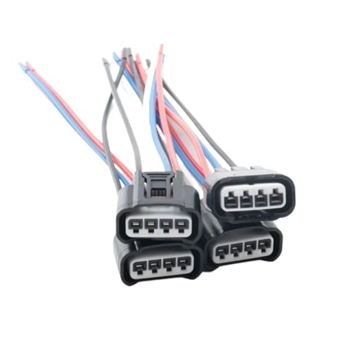 CVPX bujía 4 Piezas de Conector de Bobina de Encendido Compatible con arnés Flexible Apto para Toyota Apto para Camry Apto para Corolla Kit de Bobina de Encendido