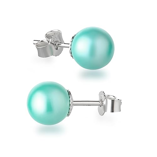 Gli orecchini in argento 925 di produzione tedesca sono resistenti e stabili. Le chiusure a farfalla si fissano saldamente nelle scanalature dei perni degli orecchini.