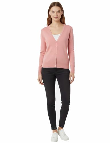 Image of Allsense Women's Long-Sleeve V-Neck Cardigan Sweater | Button Down, Lightweight Soft Knit