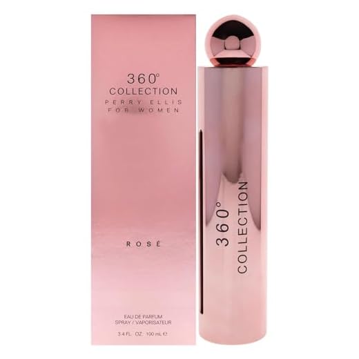 Perry Ellis 360 Collection Rose for Women Eau de Parfum Spray, 3.4 Ounce