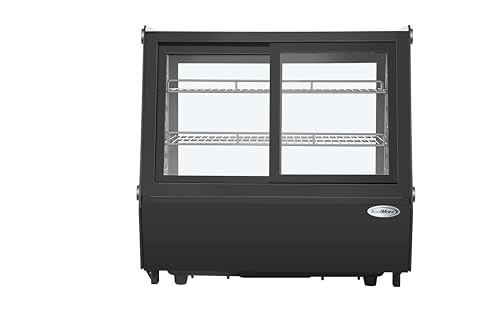 KoolMore 28 in. Self-Service Countertop Bakery Display Refrigerator in Black (CDC-125-BK)