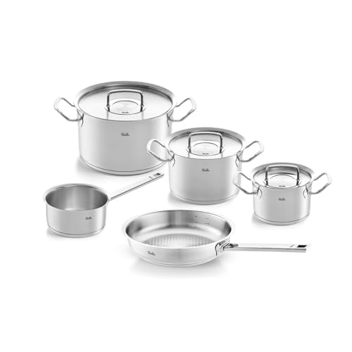 Fissler Original-Profi Collection/Edelstahl-Kochtopfset, 5-teilig, Topf mit...