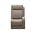 THOMAS PAYNE Signature Seismic Series Driftwood RV Theater Seating Left Arm Recliner with Power Adjustable Lumbar, Headrest, Reclining, Heating, Massage, Integrated Cupholder Controls - 2024044197