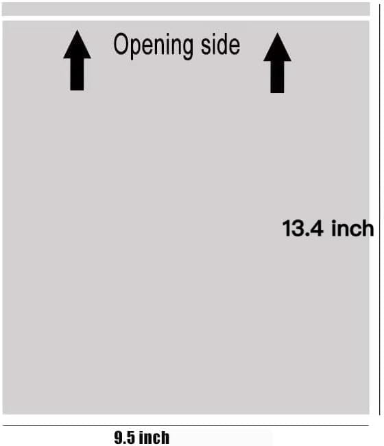 500PCS Packing Slip Pouches 9.5"x 13.4" Fit For 9.5"x 12" inch Packing List Envelopes,Self-Adhesive Mailing/Shipping Pouch Enclosed Bags for Packing Slips/Invoice/Labels Lettter Envelope Mailers - Image 3