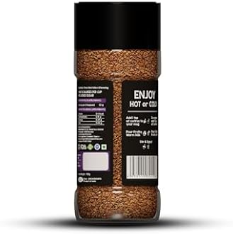 BrewSaga French Vanilla Instant Coffee | Premium Freeze-Dried Arabica Blend | Smooth & Creamy Flavor with Rich Aroma | 2 x 100g Jars | 100% Pure Coffee, No Added Sugar | Cafe-Style Coffee at Home