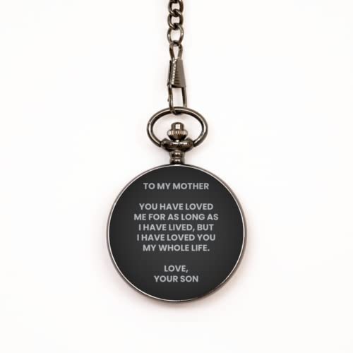 Mother's Day Thoughtful Gifts for Mom, Unique Pocket Watch for Women, Gifts from Son to Cherish Forever