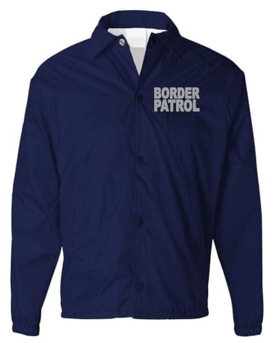 Service and First Responders Border Patrol Coaches Jacket Event Staff Men’s and Women’s Cosplay Windbreaker4